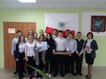 Учащиеся 8 класса МОУ «ООШ»  р.п. Турки получили ноутбук за призовое место в областном конкурсе "Лучший ученический класс"