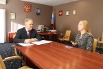 Во время приема граждан Вячеслав Сомов рассказал о плотности населения в Саратовской области